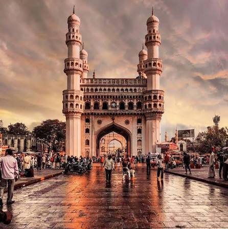 Charminar monument in Hyderabad, Telangana, India