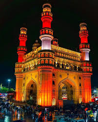 Charminar monument in Hyderabad, Telangana, India
