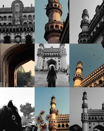 Charminar monument in Hyderabad, Telangana, India